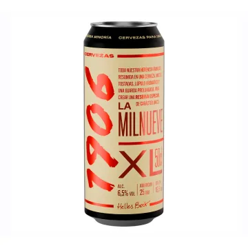 Lata de cerveza 1906 La Milnueve